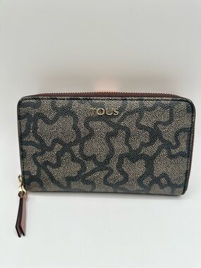 TOUS MEDIUM KAOS ICON WALLET IN MULTI BLACK PINK